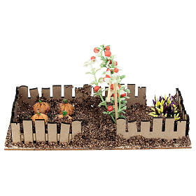 Orto con frutta 10x20x10 cm presepe 10 cm