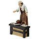Pescatore resina colorata presepe h 12 cm s2