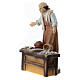 Pescatore resina colorata presepe h 12 cm s2