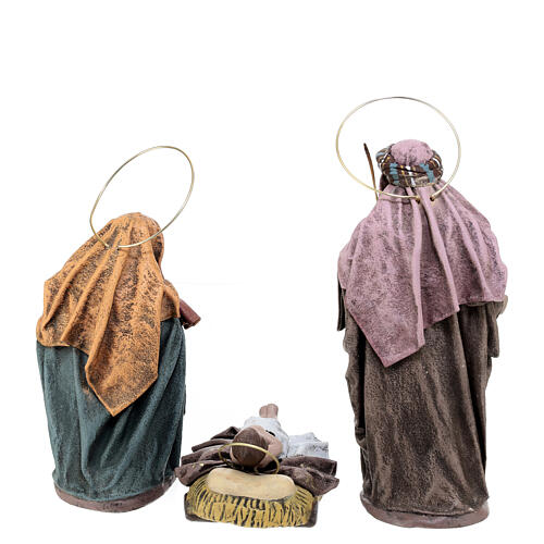 Set Natività resina colorata 6 pz presepe 18 cm  3