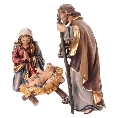 Holy Family for 9.5 cm Mahlknecht Nativity Scene of Val Gardena painted wood 5