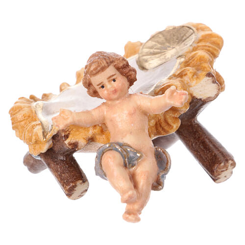 Holy Family for 9.5 cm Mahlknecht Nativity Scene of Val Gardena painted wood 6