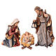 Holy Family for 9.5 cm Mahlknecht Nativity Scene of Val Gardena painted wood s1