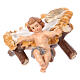 Święta Rodzina z Dzieciątkiem Jezus, drewno malowane, 9,5 cm, szopka Mahlknecht Val Gardena s6