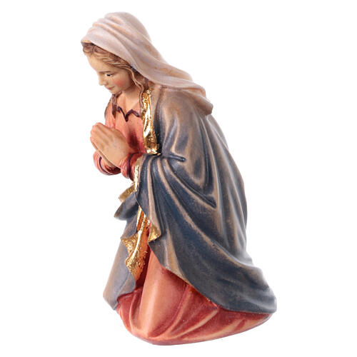 Holy Family of Val Gardena painted wood for 12 cm Mahlknecht Nativity Scene 3