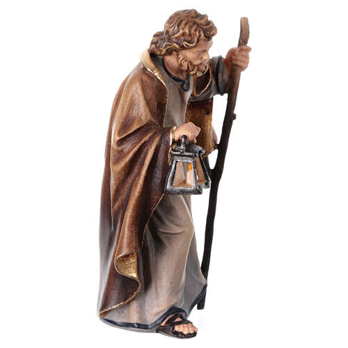 Święta Rodzina z Dzieciątkiem Jezus, 12 cm, malowane drewno, szopka Mahlknecht, Val Gardena 4