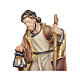 Saint Joseph for 9.5 cm Mahlknecht Nativity Scene of Val Gardena painted wood s2