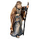 Saint Joseph pour crèche Mahlknecht de 12 cm bois peint Val Gardena s2