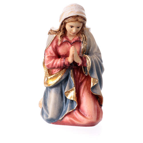 Mary for 9.5 cm Mahlknecht Nativity Scene of Val Gardena painted wood 2