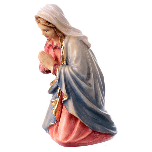 Mary for 9.5 cm Mahlknecht Nativity Scene of Val Gardena painted wood 3