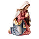 Maria presepe Mahlknecht 9,5 cm legno dipinto Val Gardena s6
