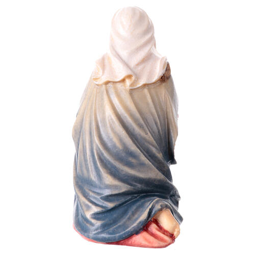 Mary statue nativity scene 9.5 cm painted wood Val Gardena Mahlknecht  7