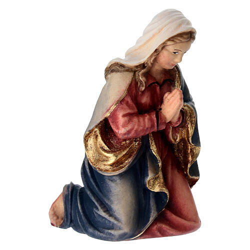 Maria Mahlknecht 12 cm legno dipinto presepe Val Gardena 1