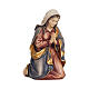 Virgin Mary statue Mahlknecht 12 cm painted wood Val Gardena nativity scene s1