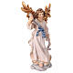Angelo Gloria 12 cm presepe legno dipinto Mahlknecht Val Gardena s3