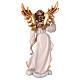 Angelo Gloria 12 cm presepe legno dipinto Mahlknecht Val Gardena s4