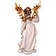 Glory Angel figurine 12 cm painted wood Mahlknecht Val Gardena nativity s4