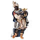 Moorish Three King nativity statue 12 cm painted wood Val Gardena Mahlknecht  s1