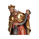 Wise Man with gold for Mahlknecht Nativity Scene of 12 cm, Val Gardena painted wood statue s2