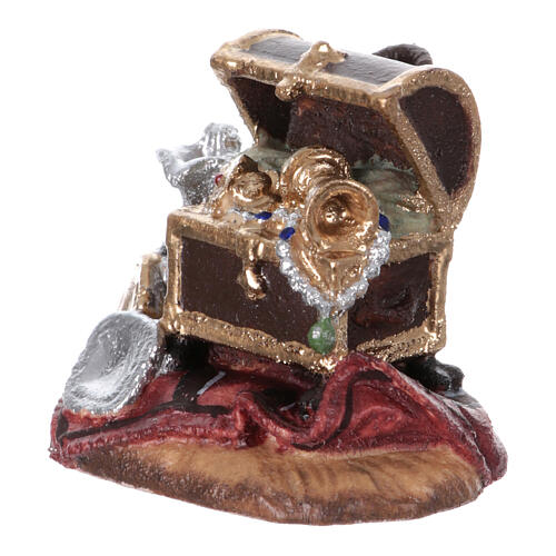 Dary Trzech Króli, szopka Mahlknecht, 9,5 cm, drewno malowane, Val Gardena 2