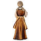 Contadina con botte di burro legno dipinto 12 cm presepe Mahlknecht Val Gardena  s4