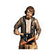 Lumberjack, painted wood character for Val Gardena Mahlknecht Nativity Scene of 12 cm s2