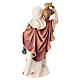 Woman with jug painted wood 12 cm Mahlknecht Val Gardena nativity s4