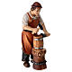 Barrel-maker, Mahlknecht Nativity Scene of 9.5 cm, painted wood of Val Gardena s2