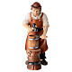Bottaio legno dipinto 9,5 cm Mahlknecht Val Gardena  s1