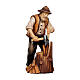 Drwal, figurka drewniana, 9,5 cm szopka Mahlknecht, Val Gardena s1