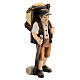 Herdsman with cheese figurine Mahlknecht nativity scene 12 cm painted wood Val Gardena s3
