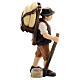 Herdsman with cheese figurine Mahlknecht nativity scene 12 cm painted wood Val Gardena s5
