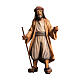 Herdsman, Val Gardena painted wood figurine for Mahlknecht Nativity Scene of 12 cm s1