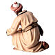 Poganiacz wielbłądów klęczący z miską wody, drewno malowane, 9,5 cm Mahlknecht szopka, Val Gardena s4