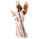 Angel showing the way, Val Gardena painted wood, 12 cm Mahlknecht Nativity Scene s2