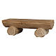 Bank für Hirten, für 12 cm Krippe, Mahlknecht, bemaltes Holz, Grödnertal s1