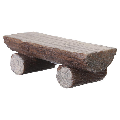 Nonna e nonno su panca Mahlknecht presepe 12 cm legno dipinto Val Gardena  6