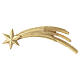 Estrella cometa Mahlknecht 12 cm belén madera pintada Val Gardena s1