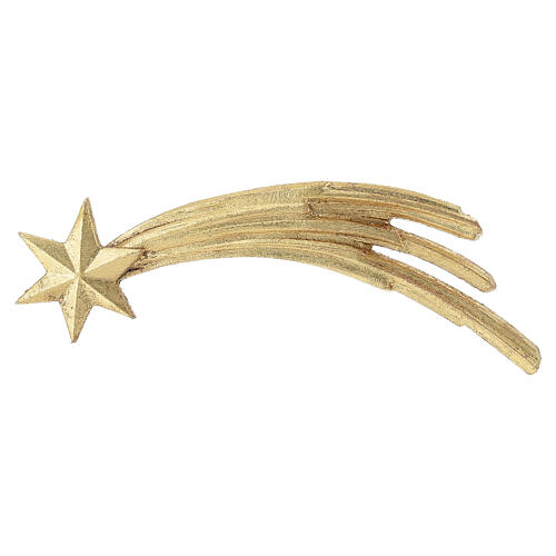 Comet star figurine, 12 cm Mahlknecht nativity, painted Val Gardena wood 1