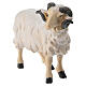 Ram head to the right 12 cm Mahlknecht nativity scene in painted Val Gardena wood s2