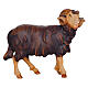 Black ram with head to the right for 9.5 cm painted wood Mahlknecht Nativity Scene from Val Gardena s1