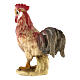 Rooster for 9.5 cm Mahlknecht Nativity Scene, Val Gardena painted wood s3