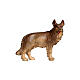 Cane pastore tedesco presepe Mahlknecht legno dipinto 9,5 cm Val Gardena s1