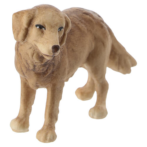 Cane pastore 12 cm legno dipinto presepe Mahlknecht Val Gardena 2
