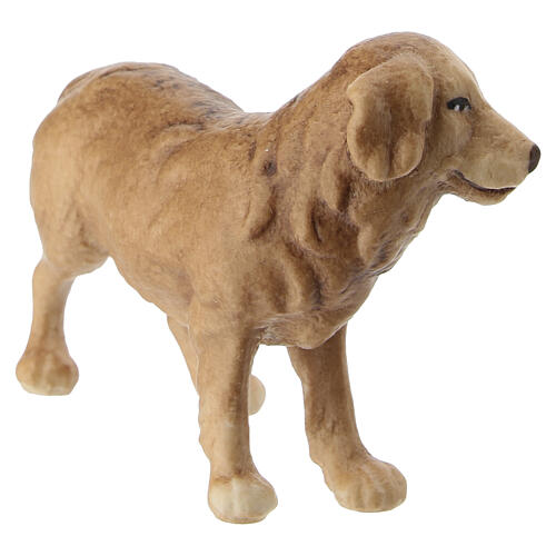 Cane pastore 12 cm legno dipinto presepe Mahlknecht Val Gardena 3