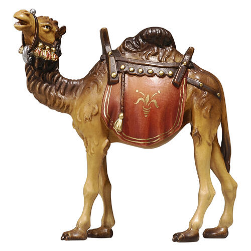 Camel, Val Gardena painted wood, 12 cm Mahlknecht Nativity Scene 1