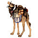 Cammello con bagagli 12 cm legno dipinto presepe Mahlknecht Val Gardena s3