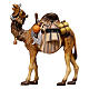 Camel with load 12 cm painted Val Gardena wood Mahlknecht nativity scene s1