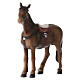 Cavallo 12 cm legno dipinto presepe Mahlknecht Val Gardena s2