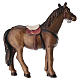 Cavallo 12 cm legno dipinto presepe Mahlknecht Val Gardena s4